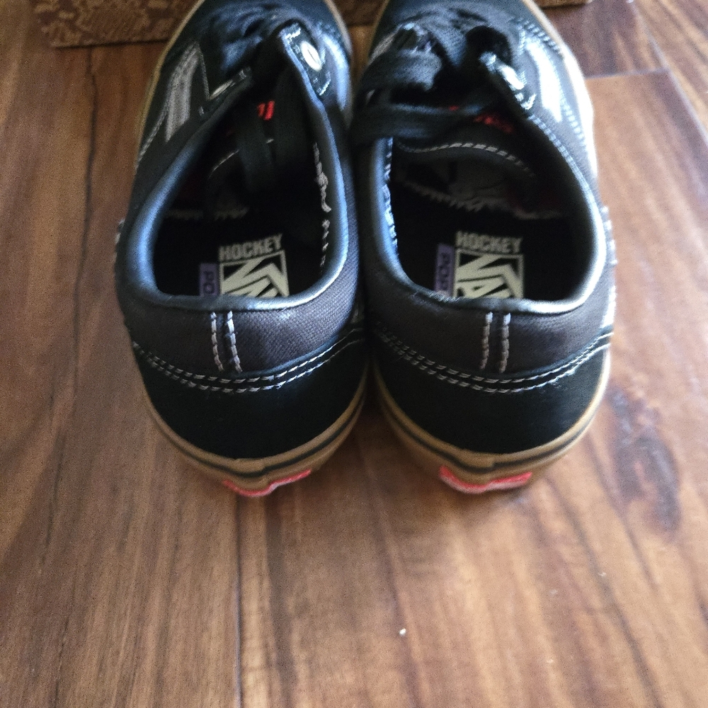 Vans Skate Old Skool Hockey Collab Women Size 9 Black Grey 022026 - Picture 6 of 10
